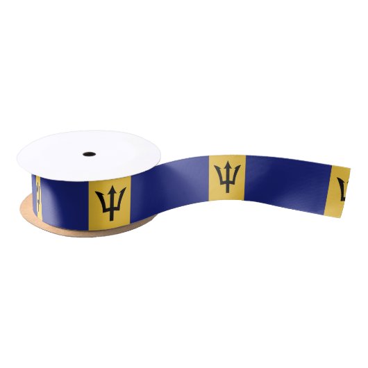 Ruban En Satin Drapeau des Barbade (Bobine)