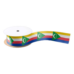 Ruban En Satin Drapeau des Comores