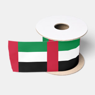 Ruban En Satin Drapeau des Émirats arabes unis