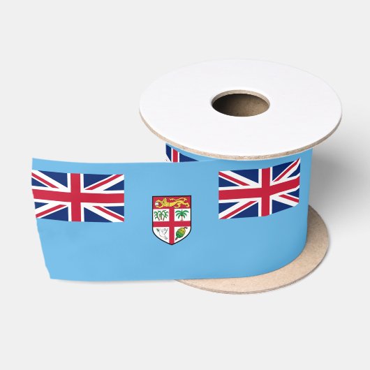 Ruban En Satin Drapeau des Fidji (Bobine)