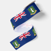Ruban En Satin Drapeau des îles Vierges britanniques (BVI) (Dos)