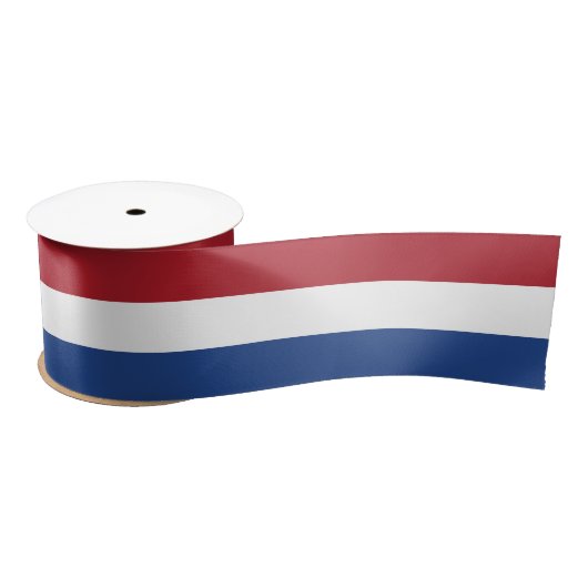 Ruban En Satin Drapeau des Pays-Bas (Bobine)