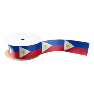 Ruban En Satin Drapeau des Philippines