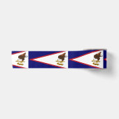 Ruban En Satin Drapeau des Samoa américaines (Devant)