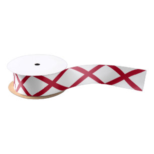 Ruban En Satin Drapeau d'État de l'Alabama