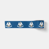 Ruban En Satin Drapeau d'État de Louisiane (Devant)