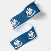 Ruban En Satin Drapeau d'État de Louisiane (Dos)