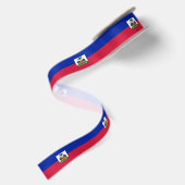 Ruban En Satin Drapeau d'Haïti (Dos)