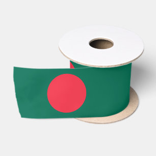 Ruban En Satin Drapeau du Bangladesh (Bangladesh)