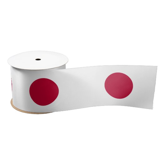 Ruban En Satin Drapeau du Japon (Bobine)