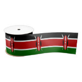 Ruban En Satin Drapeau du Kenya (Bobine)