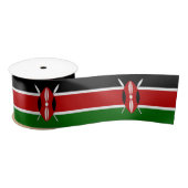 Ruban En Satin Drapeau du Kenya (Bobine)