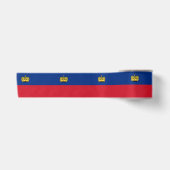 Ruban En Satin Drapeau du Liechtenstein (Devant)