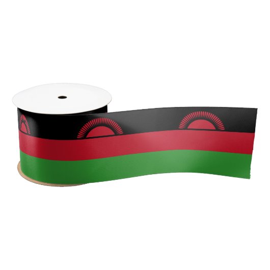 Ruban En Satin Drapeau du Malawi (Bobine)