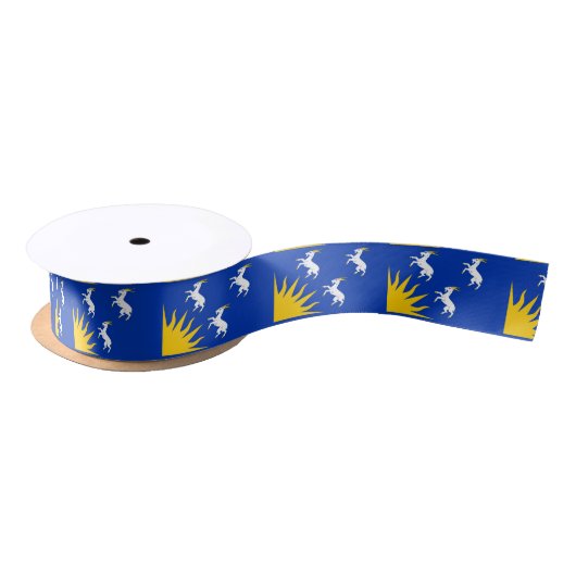Ruban En Satin Drapeau du Merionethshire Satin Ribbon (Bobine)