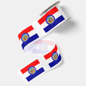 Ruban En Satin Drapeau du Missouri (Dos)
