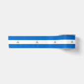 Ruban En Satin Drapeau du Nicaragua (Devant)