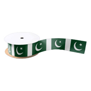 Ruban En Satin Drapeau du Pakistan