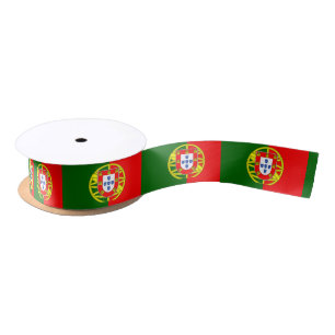 Ruban En Satin Drapeau du Portugal