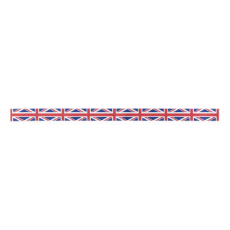 Ruban En Satin Drapeau du Royaume-Uni. L'Union Jack.