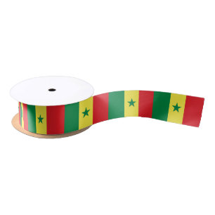 Ruban En Satin Drapeau du Sénégal