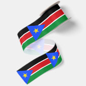 Ruban En Satin Drapeau du Soudan du Sud (Dos)
