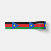 Ruban En Satin Drapeau du Soudan du Sud (Afrique) (Devant)