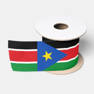 Ruban En Satin Drapeau du Soudan du Sud (Afrique)