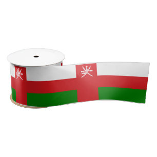 Ruban En Satin Drapeau du Sultanat d'Oman