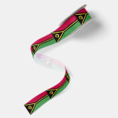 Ruban En Satin Drapeau du Vanuatu (Dos)