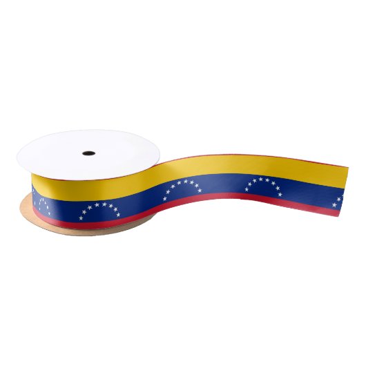 Ruban En Satin Drapeau du Venezuela (Bobine)
