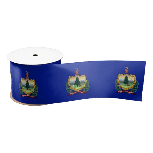 Ruban En Satin Drapeau du Vermont (Bobine)