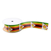 Ruban En Satin Drapeau du Zimbabwe (Bobine)