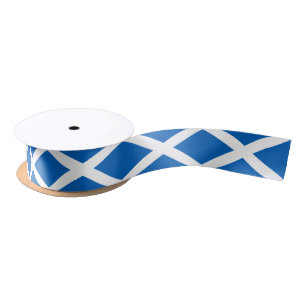 Ruban En Satin Drapeau écossais (Saltire) (Drapeau écossais)
