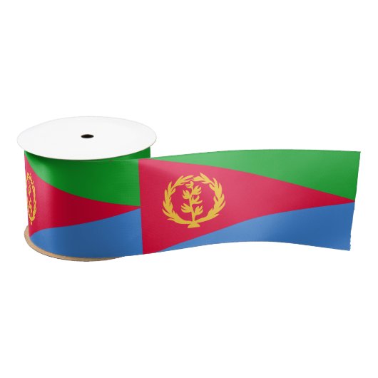 Ruban En Satin Drapeau Érythrée (Bobine)