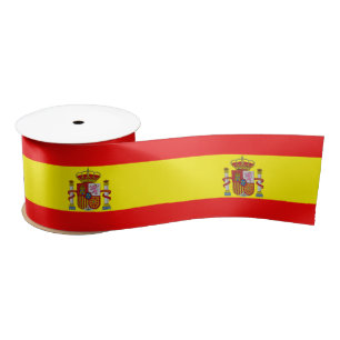 Ruban En Satin Drapeau espagnol