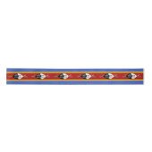 Ruban En Satin Drapeau Eswatini (Devant)