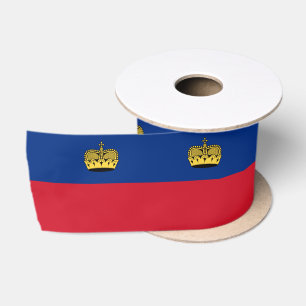 Ruban En Satin Drapeau et voyage du Liechtenstein, vacances/sport