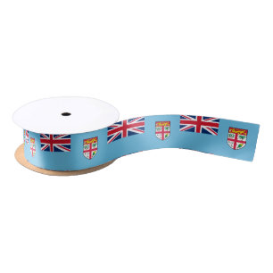 Ruban En Satin Drapeau fidjien et voyages aux Fidji