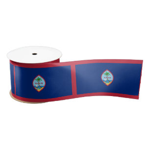 Ruban En Satin Drapeau Guam