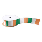 Ruban En Satin Drapeau irlandais (Bobine)