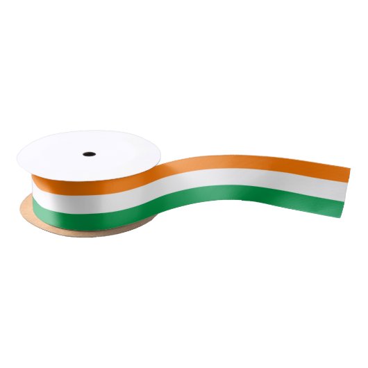 Ruban En Satin Drapeau irlandais (Bobine)
