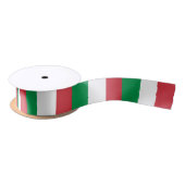 Ruban En Satin Drapeau Italie (Bobine)