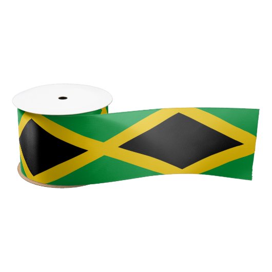 Ruban En Satin Drapeau jamaïcain (Bobine)