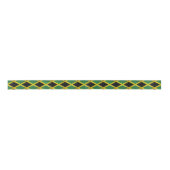 Ruban En Satin Drapeau jamaïcain (Devant)