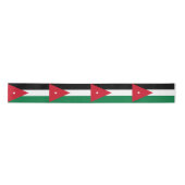Ruban En Satin Drapeau Jordanie (Devant)