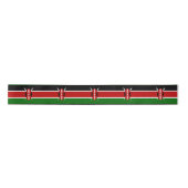 Ruban En Satin Drapeau kényan (Kenya) (Devant)