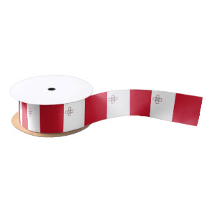 Ruban En Satin Drapeau Malte