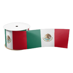 Ruban En Satin Drapeau mexicain (Mexique)