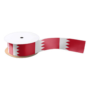 Ruban En Satin Drapeau patriotique de Bahreïn